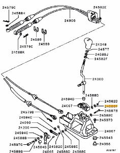 Washer steering column