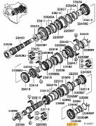 5th Gear Input Shaft - Evo 8-8MR RS