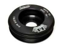 MITSUBISHI EVO 1-3 VISCOUS DAMPER: STREET SERIES 2.0L, OD: 6-3/8, ENGINE TYPE: 6-3/8, INTERAL FINISH: BLACK ZINC CHROMATE (1)