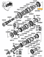 2nd Gear Output Shaft - Evo 8 GSR / 8 / 8MR RS