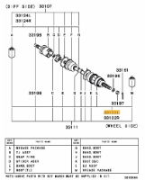 Driveshaft rear LH