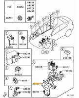 Bracket engine wiring harness