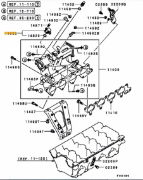 MAP Sensor Inlet Manifold Evo 9-X