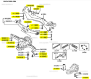 Rear Diff Bolt Kit :  EVO 7-9 RS / GT - RS/CH/79RS-DBK