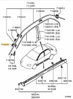 Clip Roof Moulding Evo 7-9