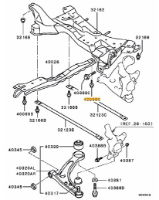 Bolt, front axle crossmember