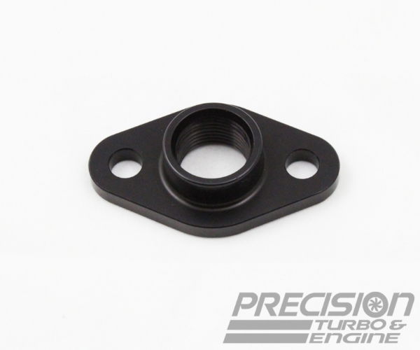 PRECISION TURBO: T3/T4 Oil Drain Flange -10AN