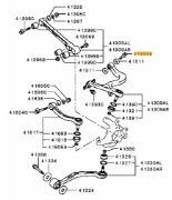 Bolt Rear Upper Arm Evo 4-9