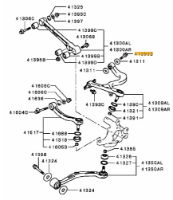 Bolt Rear Upper Arm Evo 4-9