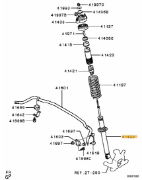 Rear Shock Absorber Evo X - Bilstein