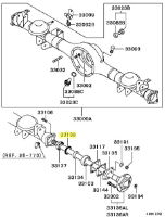 Rotor,rear axel shaft