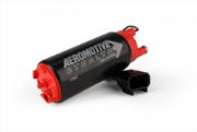 AEROMOTIVE: 340 LPH HP FUEL PUMP (11542): OFFSET INLET- EVO 1-9 FITMENT (Was PN 11142)