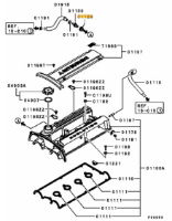 Gasket PCV Valve Evo 4-9