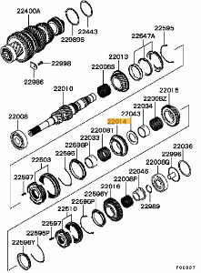 4th Gear Input Shaft - Evo 5-8 GSR