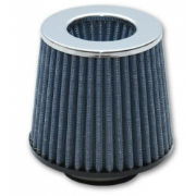 VIBRANT: PERFORMANCE "OPEN FUNNEL" AIR FILTER (2.5" INLET I.D.) - CHROME CAP