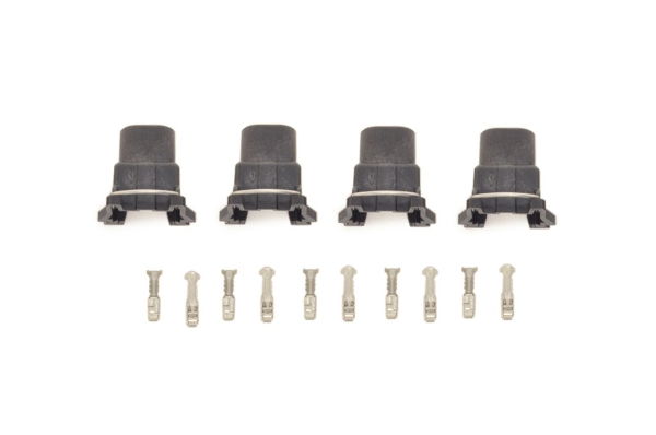 AEM: Bosch Injector Plug Kit 4 Pack. Inc: 4 Bosch Injector Connectors