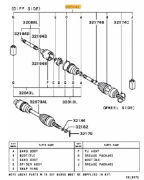 Boot kit Front Driveshaft Outer Evo 4-6