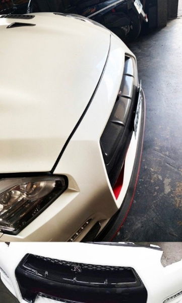Rexpeed: Mi-style Dry Carbon Grille: Nissan: GTR R35 - 2012-2016 
