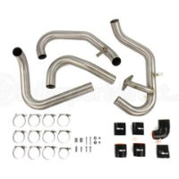 ETS: 04-07 SUBARU STI BRUSHED TITANIUM FRONT MOUNT INTERCOOLER PIPING KIT