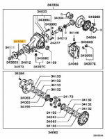 Oil seal Rear RS Diff Pinion Evo 4-9