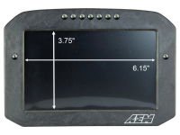 AEM: CD-7 Carbon Flat Panel Digital Dash Display