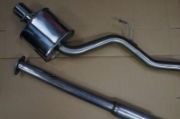 Mongoose 3" Cat Back Exhaust System with D-Cat - Evo 4-6