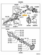 Bearing Rear RS Diff Pinion Evo 1-9