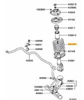 Coil spring suspension left and right